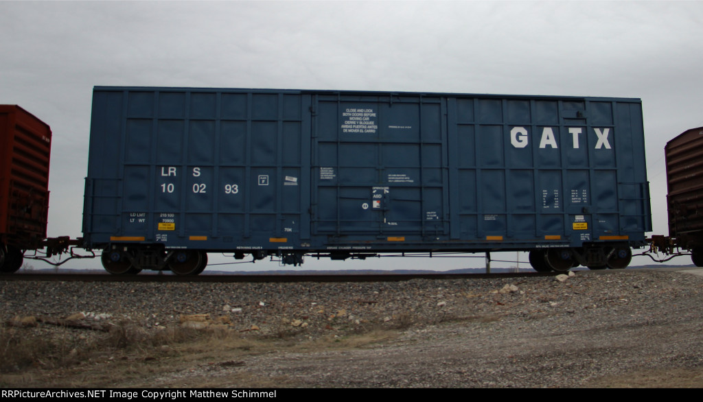 Blue GATX Box Car